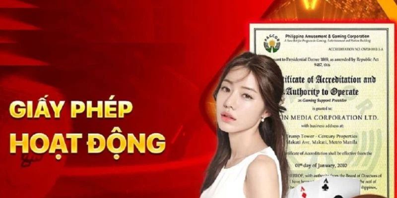 Giấy phép hoạt động Cam kết bảo vệ người chơi thông qua giấy phép hoạt động